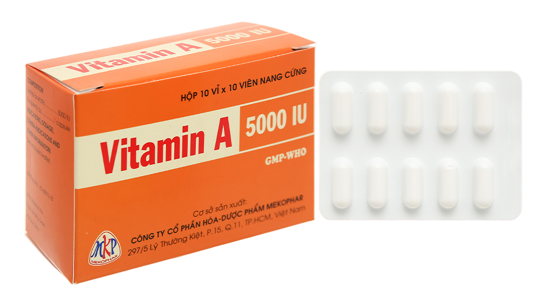 Vitamin a 5000 iu mekophar (h/100v)